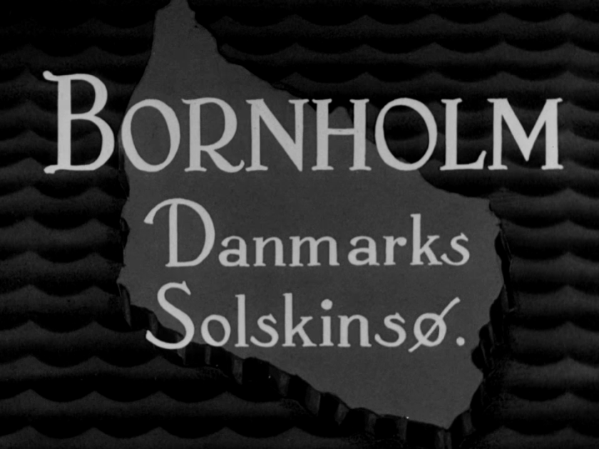 Bornholm Danmarks Solskinsø Danmark på Film