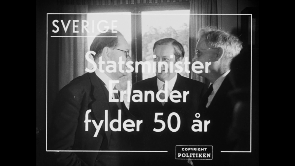 Tage Erlanders fødselsdag