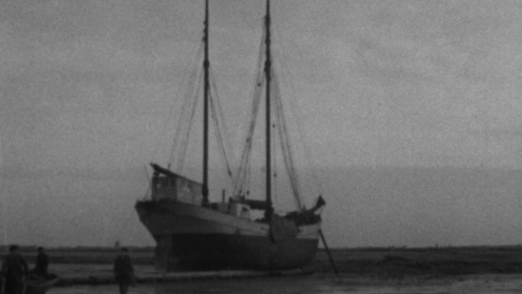 Skonnerten "Johanna" strandet