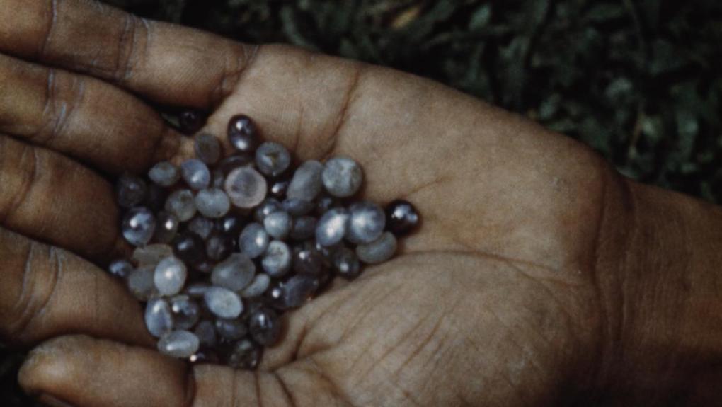 En ædelstensmine på Ceylon