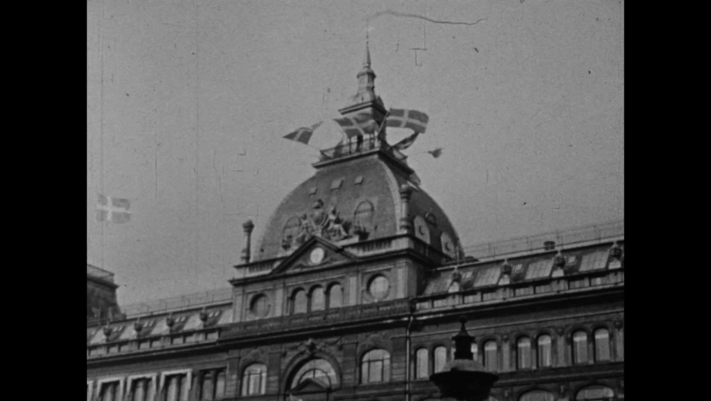 5. maj 1945 foran Magasin