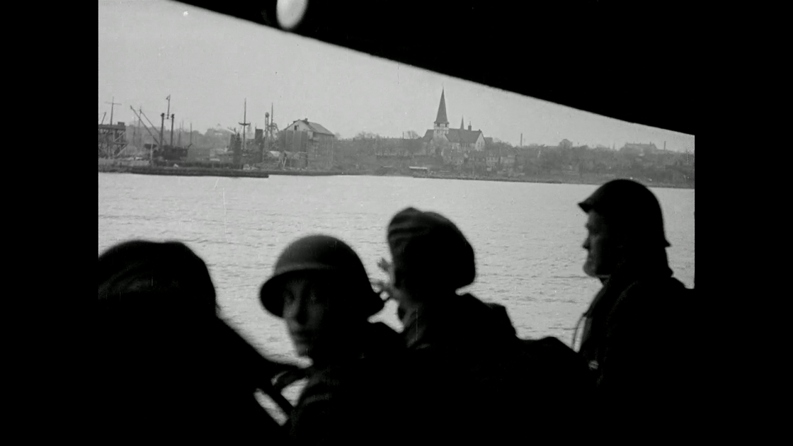 De første soldater på Bornholm Danmark på Film
